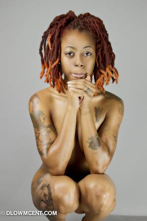 naked ebony dreadlocks - Black Women Inked and loc'd