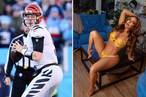 Nfl Women Porn - Porn star Richelle Ryan wants to add Bengals quarterback Joe Burrow to her  'roster' as he prepares for Super Bowl | The Sun