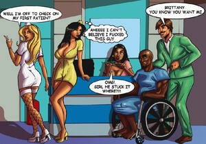 cartoon nurse nude - Sexy Nurses In The Hospital - Interracial Comics