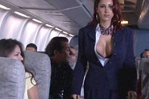 airplane sex - Passengers having quickie in an airplane toilet!