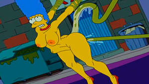 Marge Simpson Tentacle Porn - Marge gets fucked with Kang's alien tentacles - SuperPorn