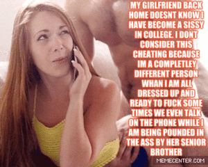 College Sissy Captions Porn - Sissy Captioned Gifs - Sissy Captions | MOTHERLESS.COM â„¢