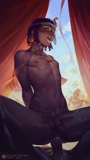 Ancient Egyptian Anal Sex - Rule 34 - 1boy 2boys ahe gao anal anal insertion anal sex ancient egypt  ancient middle east androgynous anus areolae balls belly belly button braid  brown body brown hair crossdressing cum cum