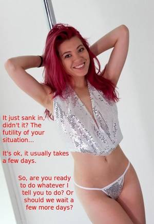 chastity panty captions - Submissive male, often self-locked in chastity, looking for a Keyholder.  Most of my posts are original captions of my own.
