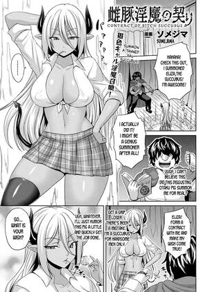 hentai black bitch - Contract Of Bitch Succubus [Somejima] - 1 . Contract Of Bitch Succubus -  Chapter 1 [Somejima] - AllPornComic