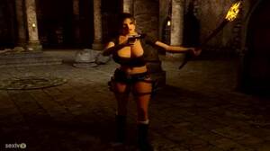 Lara Croft Porn Sonia - Lara Croft Fucked By Monsters : XXXBunker.com Porn Tube