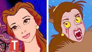 Disney Monster Porn - 10 Disney Princesses Reimagined As MONSTERS