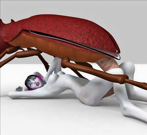 Huge Bug Porn - Hot horned elf girl getting fucked by a huge bug monster | Porncraft 3d