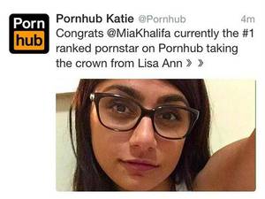 Mia Khalifa Pornhub - Pornhub star Mia Khalifa receives death threats after being ranked the