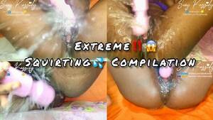 black girl squirt compilation - Ebony Squirt Compilation Porn Videos | Pornhub.com