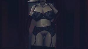 Lingerie Model Walking - Lady Dimitrescu Slut Walking Lingerie Porn Gif | Pornhub.com