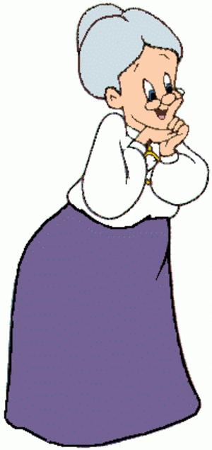 Granny Porn Looney Tunes - Animated Character of the Day â€” Today's character of the day is: Granny aka  Emma...