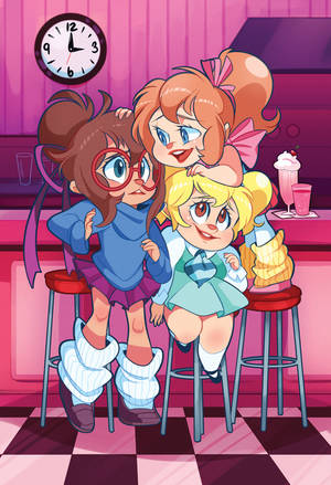 Alvin And The Chipmunks Bikini - I wanna comic book reboot of the Chipettes just so we can have a Jem/