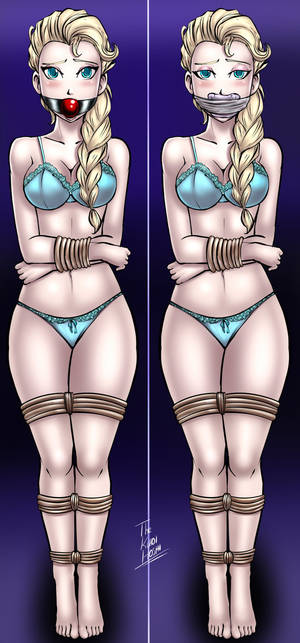 Frozen Latex Porn - Tied Queen - Commission by DAkuroihoshi Â· ElsaFrozenPornLatex ...
