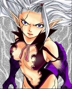 Fairy Tail Mirajane Satan Soul Porn - mashima hiro, mirajane strauss, fairy tail, colorized, official art, scan,  spoilers, >:|, 1girl, :|, alternate hairstyle, angry, arm strap, bare  shoulders, blue eyes, breasts, breasts apart, buckle, center opening,  claws, cleavage, closed