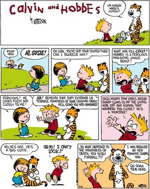 Hobbes And Susie Sex - Calvin & Hobbes