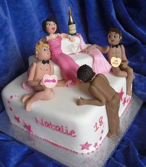 funny pussy birthday cakes - Group sex Nude Cake