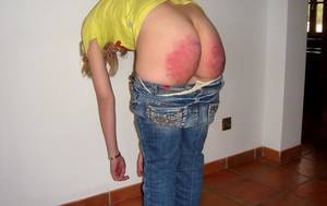girls boarding spanking laura - bare bottom spanking porn