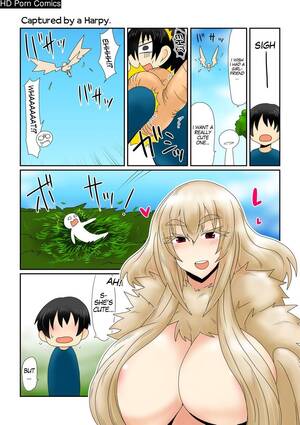 Anime Harpy Girl Porn - Harpy-san ni Tsukamatte. | Captured By A Harpy. comic porn | HD Porn Comics