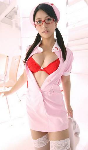 japanese girls cosplay nurse - Sexy Girls with Glasses 15