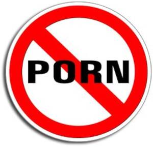 No Porn - Amazon.com - NO Porn - Window Bumper Laptop Sticker