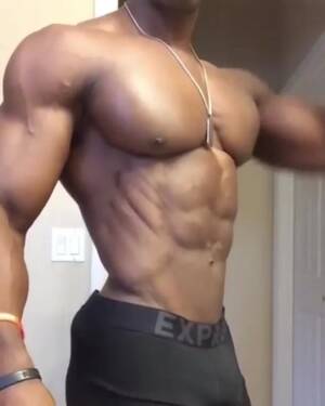 huge black abs - Incredible Black Muscles to Fantasize About - ThisVid.com