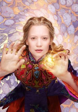 Mia Wasikowska Alice In Wonderland Porn - Disney is giving us our first glimpse at Johnny Depp and Mia Wasikowska in  two appropriately whimsical Alice Through the Looking Glass posters.