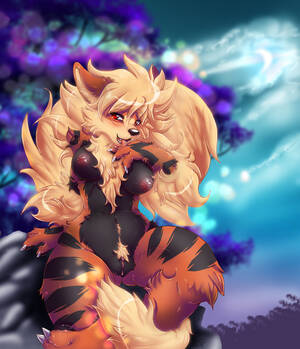 Anime Anthro Furry Pussy Porn - Rule 34 - anthro arcanine breasts canine female fur furry inuki nude pinup  pokemon pussy solo | 1000003