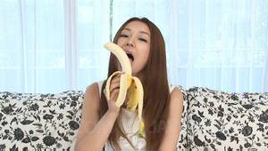 banana asian sex - Watch porn pictures from video Serina Hayakawa Asian licks banana and dildo  before sucking penis - JavHD.com