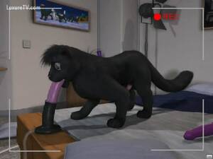 feline toon porn - Creative animated sex video featuring a cartoon cat sucking and fucking a  purple dildo - LuxureTV