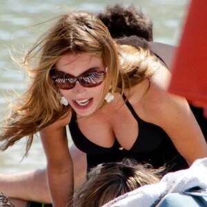 awesome beach tits - Sofia Vergara reveals breasts on the beach with Nick Loeb - Mirror Online
