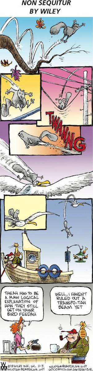Non Sequitur Cartoon Porn - Non Sequitur strip for October 19, 2017 | Favorite Comics: Non Sequitur |  Pinterest