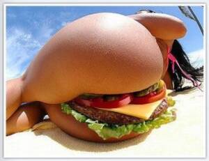Burger Girl Porn - Butt burger Foto Porno - EPORNER