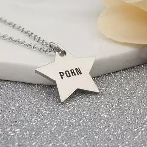 Chain Porn Star - Porn Star - Charm Necklace - Stainless Steel | eBay