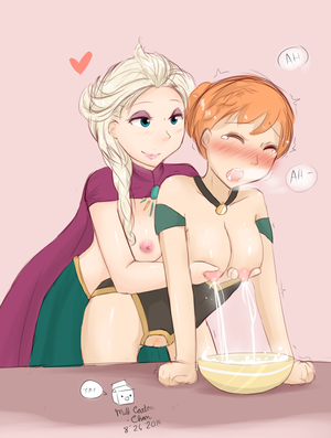 frozen elsa lactating porn - Elsa and Anna â€“ need more milk â€“ Frozen Anna Porn