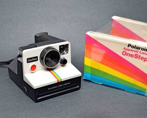 1980s Amateur Porn Instant Camera - Vintage Polaroid One Step Land Camera White Rainbow SX-70 Instant Film  Camera by ValueBliss