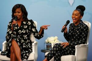 Michelle Obama Porn Fantasy - From Black-ish to Meghan's Vogue via Michelle Obama â€“ how to be Yara Shahidi