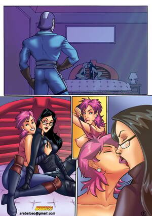 gi joe lesbian strapon anal - Baroness And Zarana (G.I. Joe) [Arabatos] Porn Comic - AllPornComic