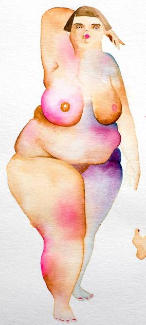 fat naked paintings - Australian artist Kristy Milliken knows nudity. A former photographer in  the amateur porn industry, she became inured to capturing images of  stereotypically ...