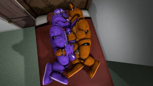 F Naf Porn Tongue Kissing - Rule 34 - bed bedroom big penis bonnie the bunny cuddling five nights at  freddy's fnaf porn freddy (fnaf) french kissing furniture genitals hand on  penis hi res high-angle view kissing lying