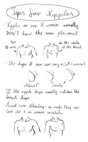 Drawing Nipple Porn - imedarski: Tips for drawing and painting nipples. Most people over-detail  them but it's actually better to keep them as simple as possible. Tumblr  Porn