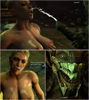 Mortal Kombat X Tits - Rule 34 - 2018 3d anthro big breasts blonde hair breasts cassie cage climax  comic cum cum on face cumshot dialogue ejaculation english text facial  fellatio female human interspecies large breasts lizardman