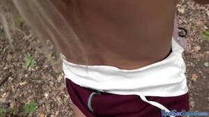 amateur teen outdoor pov - Skinny amateur teen POV fucked outdoor in public forest - XVIDEOS.COM