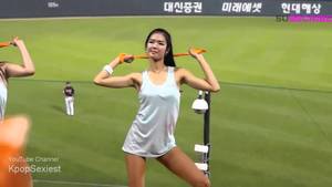 baseball cheerleader - Hot Girl Dance to a Korean Song Video. Chicken Nude