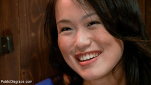 Hair Asian Public - Roped and humiliated asian slave girl gets - XXX Dessert - Picture 15