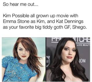 Kat Dennings Fucking - Stoner meme concept not like Hollywood would ever do this : r/memes