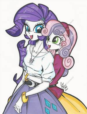 Mlp Sweetie Belle Human Porn - Rarity and Sweetie Belle Equestria Girl commission by PonyGoddess on  DeviantArt