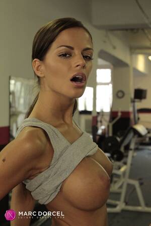 black angelika gym - Angelika Black Entering Through The Back | Saddle Girls