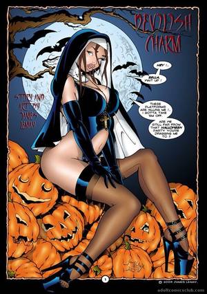 Evil Nun Cartoon - Awesome porn comics Devilish about slutty nun and demonic chick by James  Lemay - CartoonTube.XXX