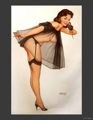 Burlesque Pin Up Girl Porn - Adult Pin Up Art | ... pin up models until the 1960's. An